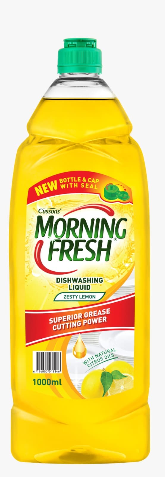 Half/ Morning Fresh Liquid - 1000ml Zest X 12